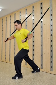 Chest Press With Resistance Bands